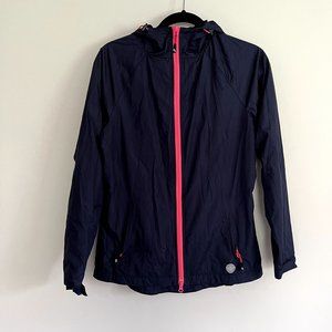 Dover Saddelry Women's Small Lightweight Navy Blue Windbreaker Jacket